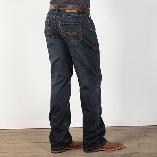 Rock & Roll Denim Hooey Reflex Double Barrel Stackable Bootcut Jeans