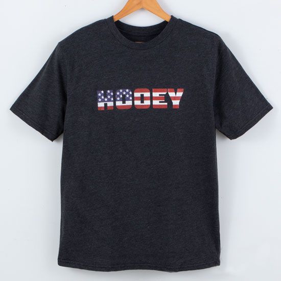 Hooey Charcoal Patriot T-Shirt