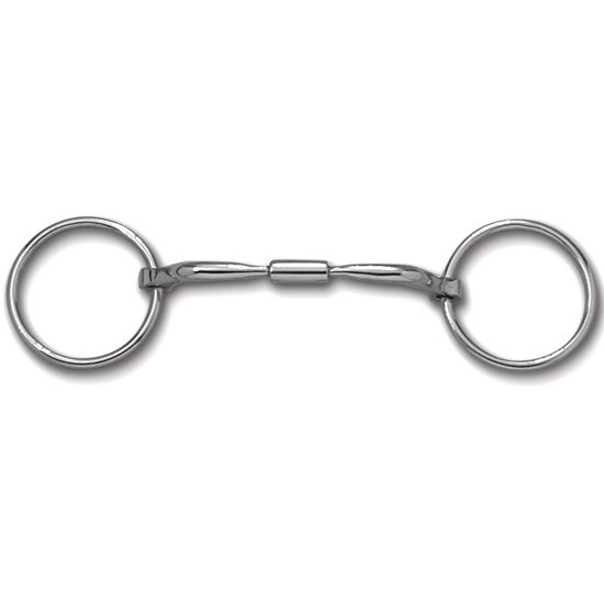 Myler Loose Ring with Stainless Steel Comfort Snaffle Wide Barrel