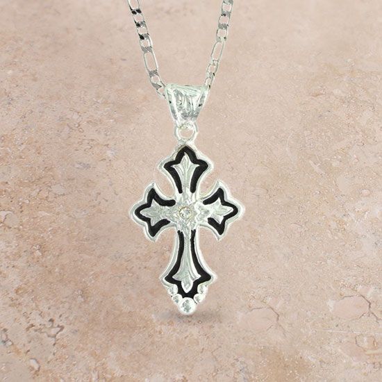 Montana Silversmiths Cross Fleury Necklace