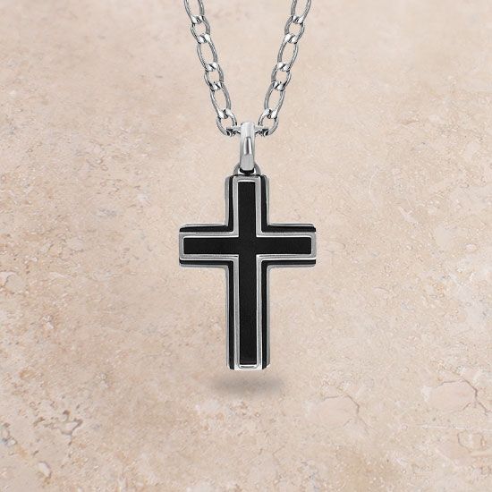 Boldly In Faith Cross Necklace